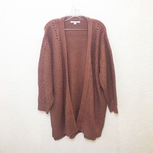 FAVLUX Oversized Knit Cardigan